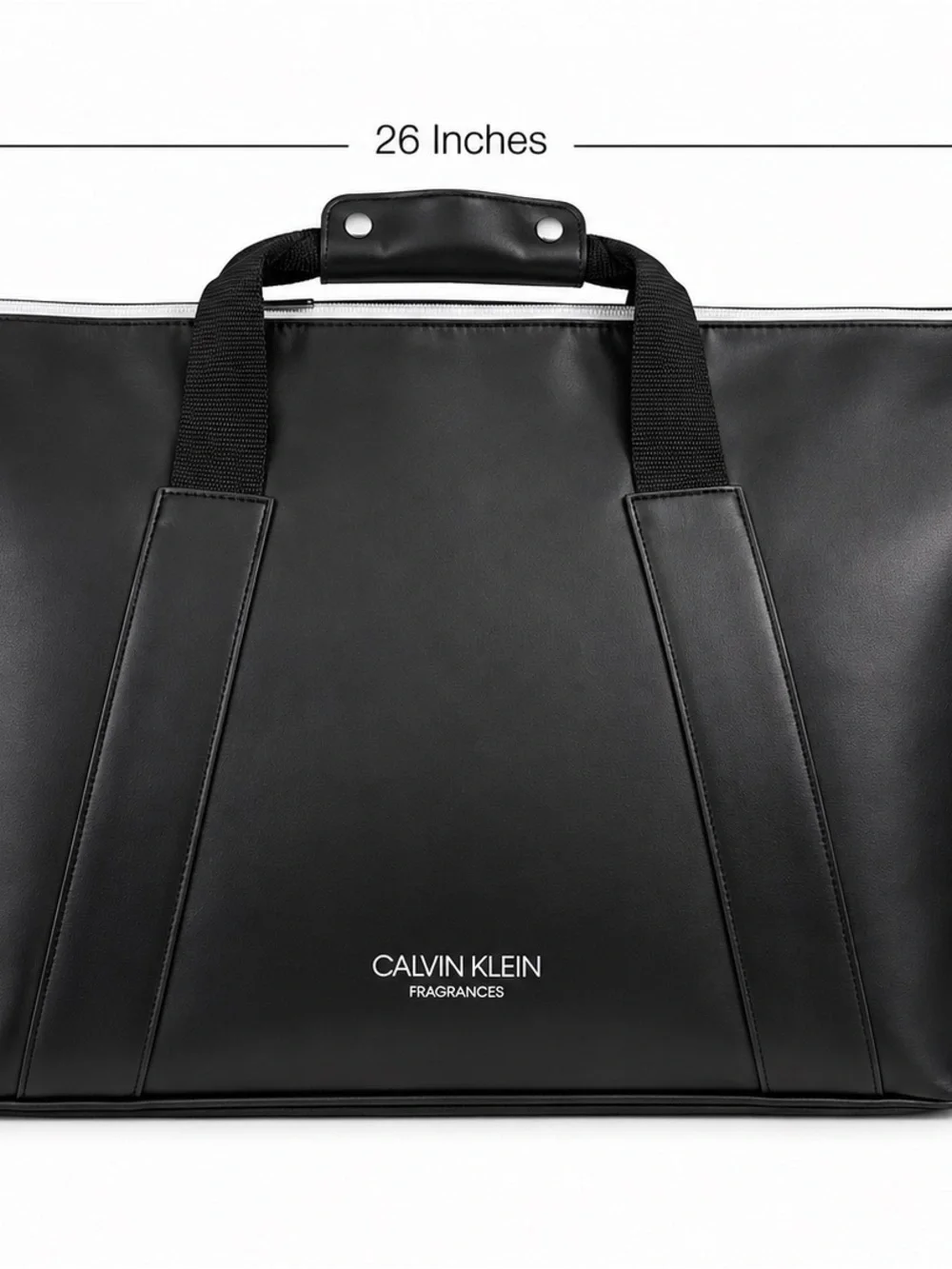 Calvin Klein Fragrances Black Weekender Travel Tote Bag Large